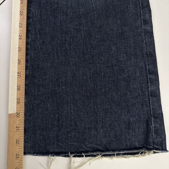 Fidelity Denim 31 x 33 Coco Wide Leg Raw Hem Anthropologie Womens Jeans NWT - Picture 5 of 7